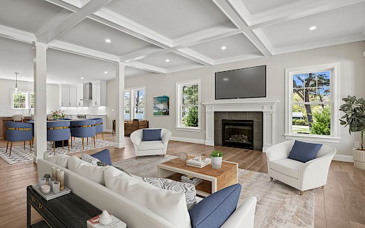 Hydrangea living room