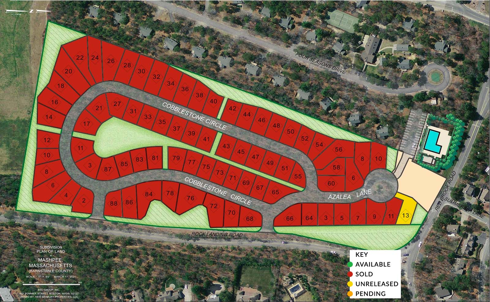 Ockway Village Site Map
